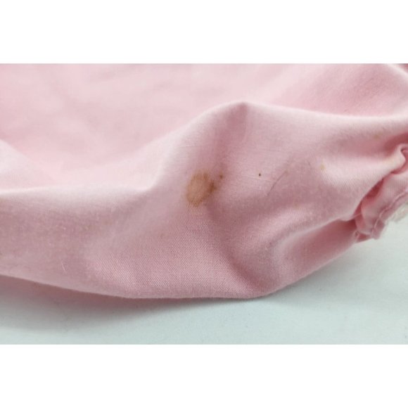 Vtg Baby Girls Pink Tiered Ruffle White Lace Trim Dress/Bloomers RN 50255 Sz 18M - Picture 14 of 16